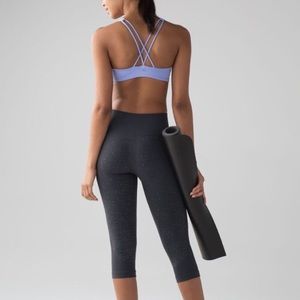 Lululemon Free To Flow Crop *Fleck